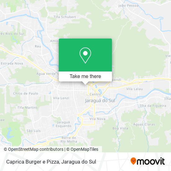 Mapa Caprica Burger e Pizza