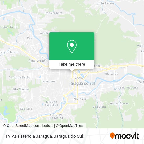 Mapa TV Assistência Jaraguá