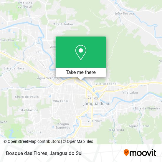 Bosque das Flores map