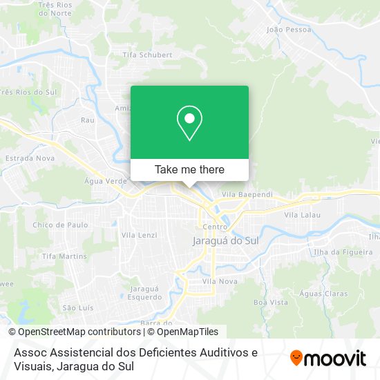 Assoc Assistencial dos Deficientes Auditivos e Visuais map