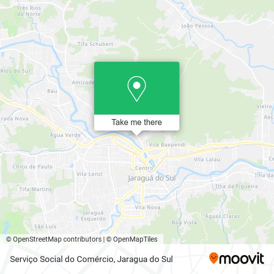Serviço Social do Comércio map