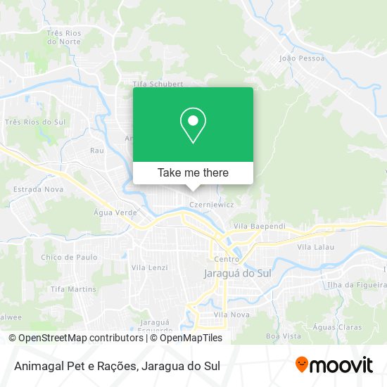 Animagal Pet e Rações map