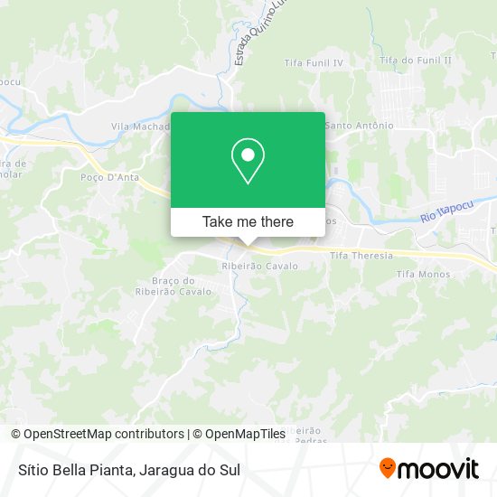 Sítio Bella Pianta map