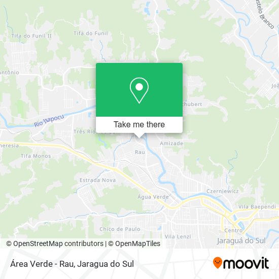 Área Verde - Rau map