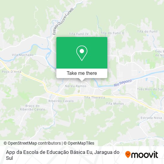 Mapa App da Escola de Educação Básica Eu