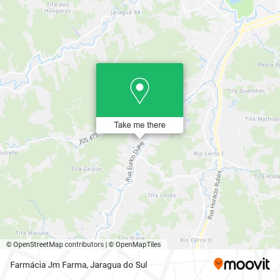 Mapa Farmácia Jm Farma