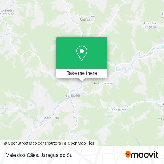 Vale dos Cães map