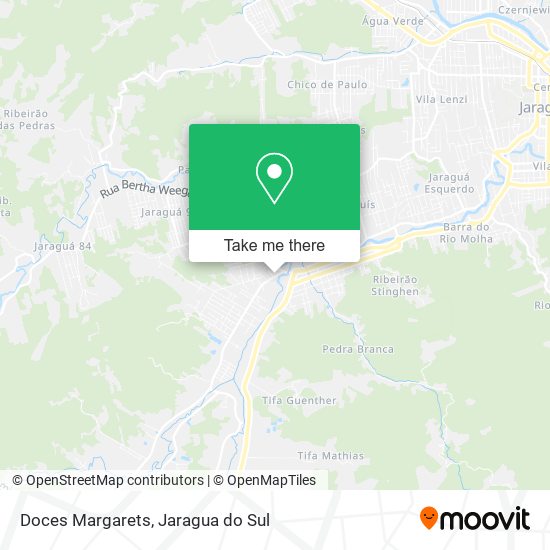 Doces Margarets map