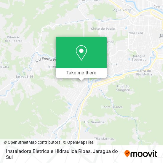 Instaladora Eletrica e Hidraulica Ribas map