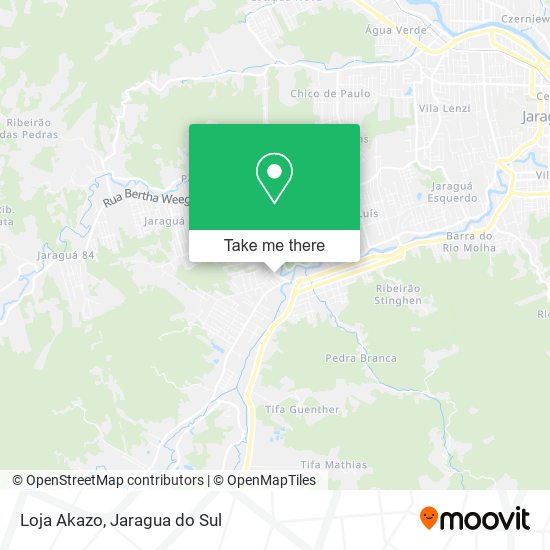 Loja Akazo map