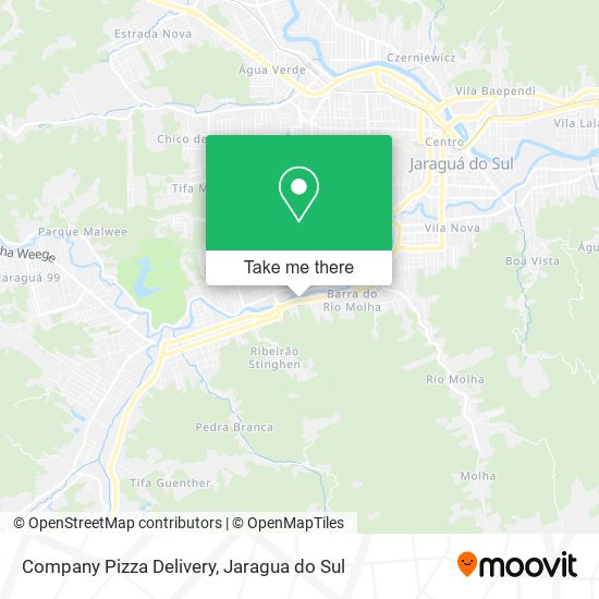 Company Pizza Delivery map