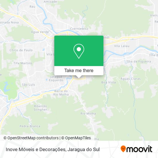 Inove Móveis e Decorações map