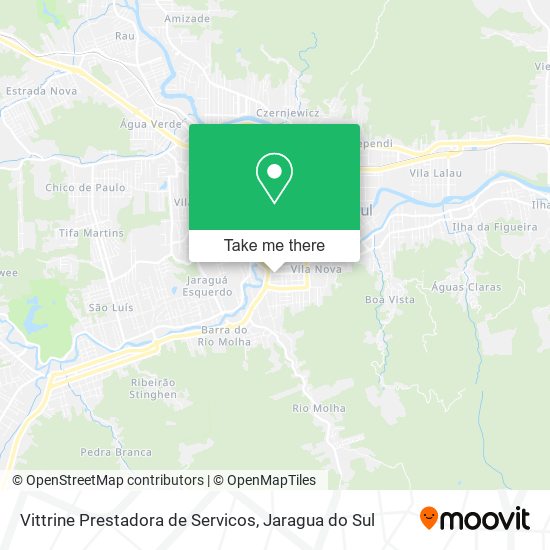 Mapa Vittrine Prestadora de Servicos