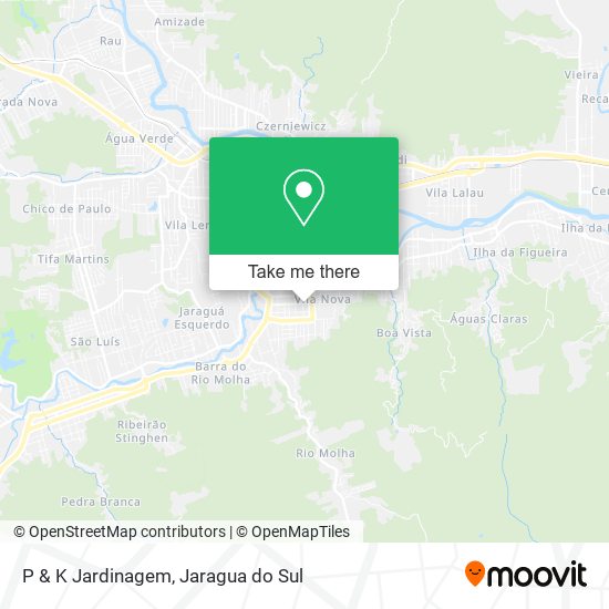 P & K Jardinagem map