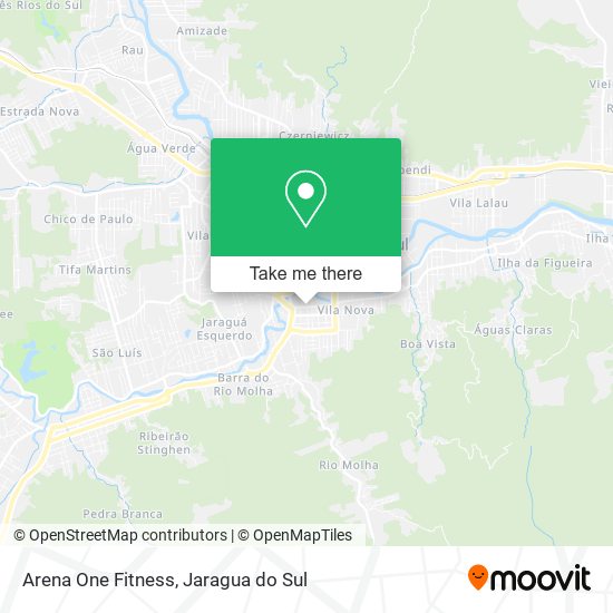 Arena One Fitness map