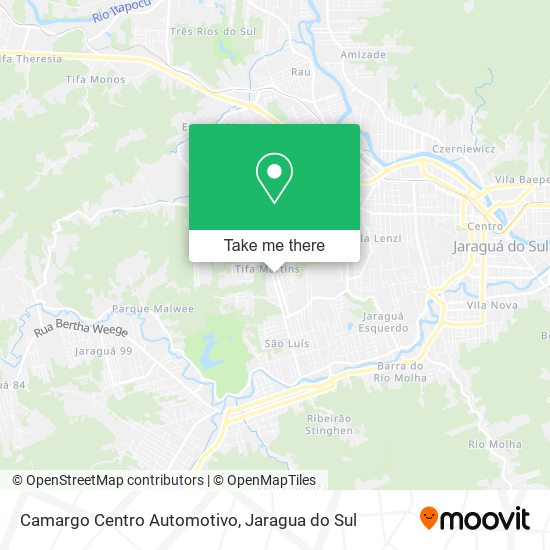 Camargo Centro Automotivo map