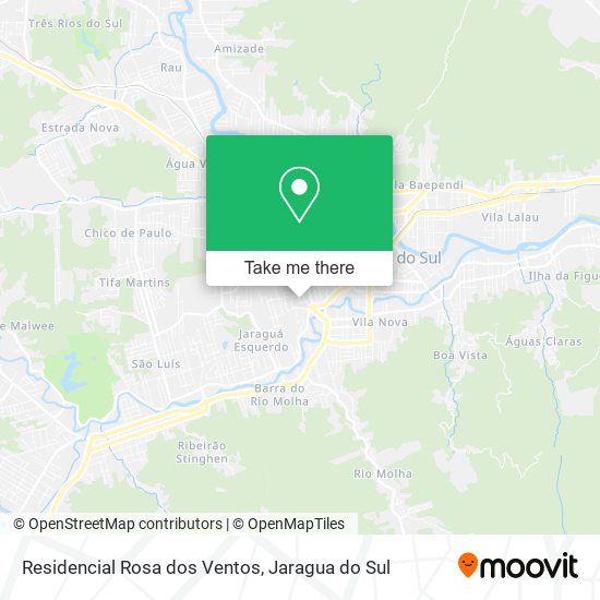 Mapa Residencial Rosa dos Ventos