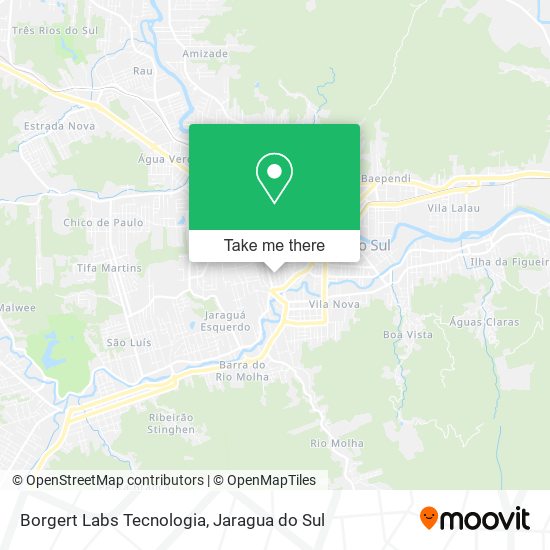 Mapa Borgert Labs Tecnologia