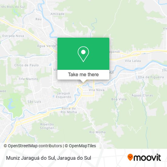 Muniz Jaraguá do Sul map