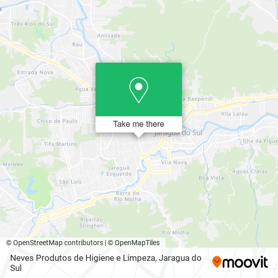 Mapa Neves Produtos de Higiene e Limpeza