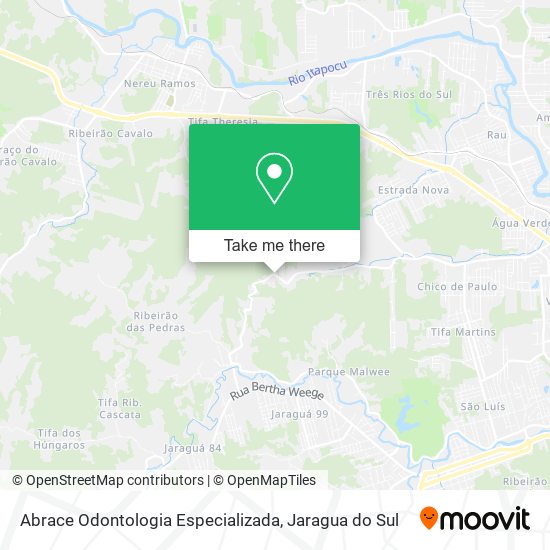 Mapa Abrace Odontologia Especializada