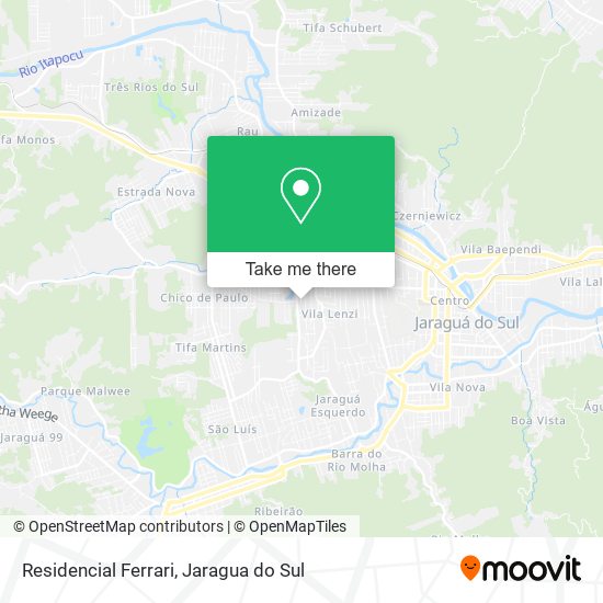 Residencial Ferrari map