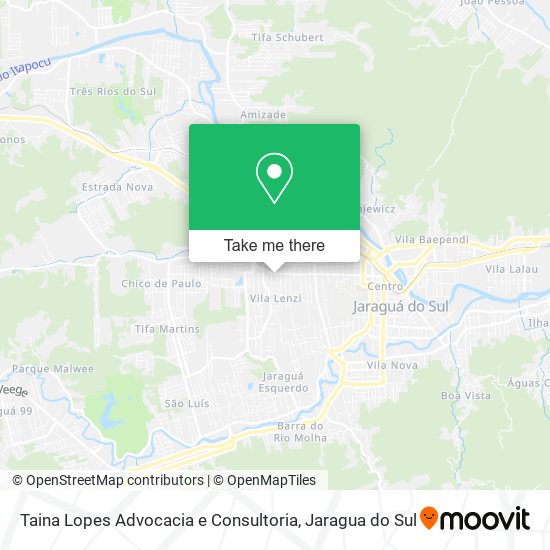 Mapa Taina Lopes Advocacia e Consultoria