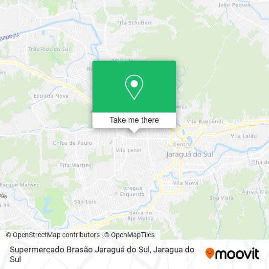 Supermercado Brasão Jaraguá do Sul map