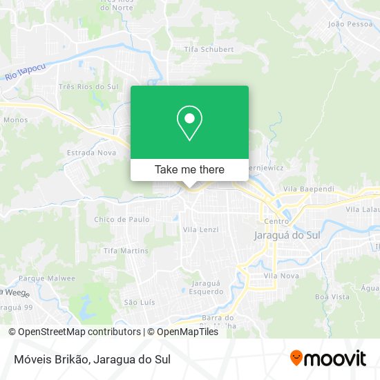 Móveis Brikão map