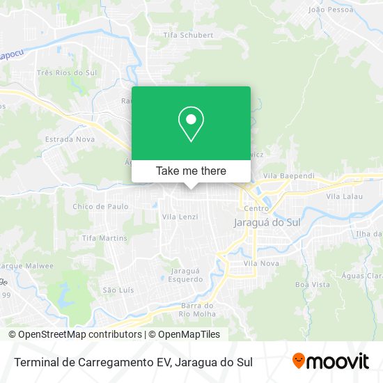 Terminal de Carregamento EV map