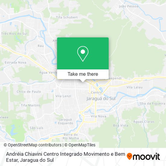 Andréia Chiavini Centro Integrado Movimento e Bem Estar map