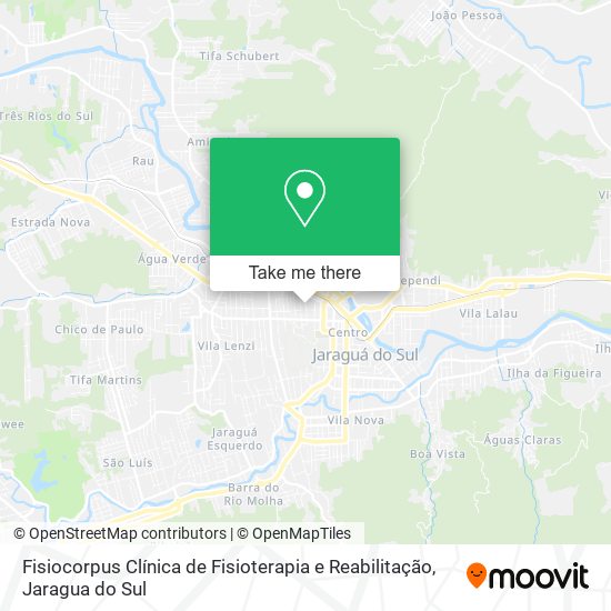 Fisiocorpus Clínica de Fisioterapia e Reabilitação map