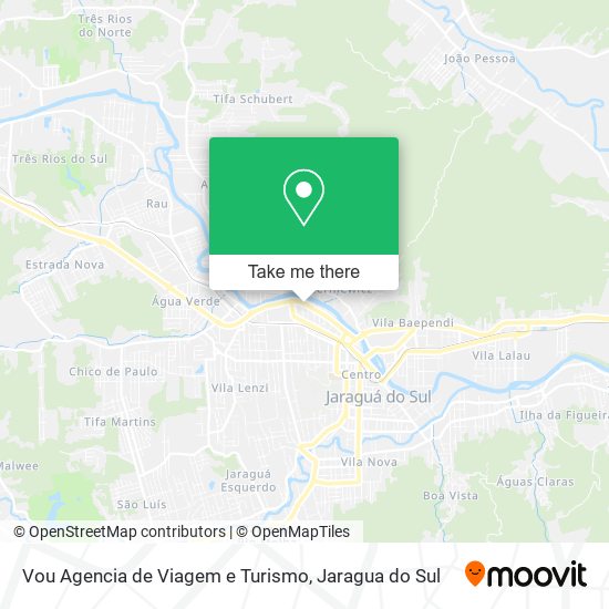 Mapa Vou Agencia de Viagem e Turismo