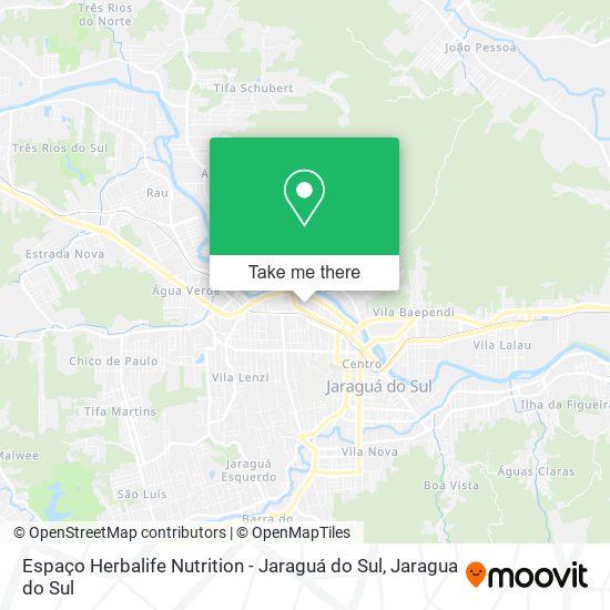 Espaço Herbalife Nutrition - Jaraguá do Sul map