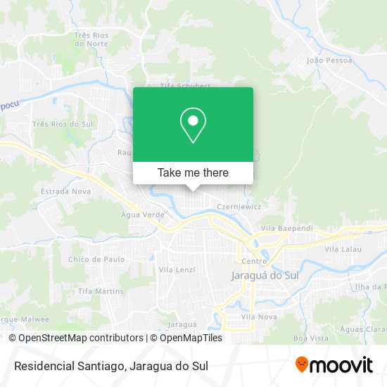 Residencial Santiago map