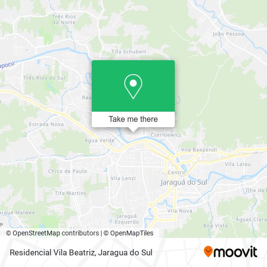 Mapa Residencial Vila Beatriz