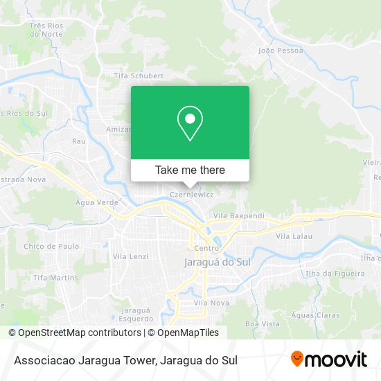 Associacao Jaragua Tower map