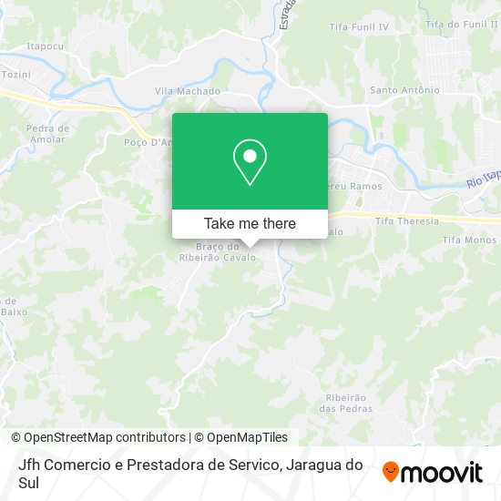 Mapa Jfh Comercio e Prestadora de Servico