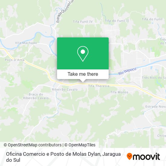 Oficina Comercio e Posto de Molas Dylan map