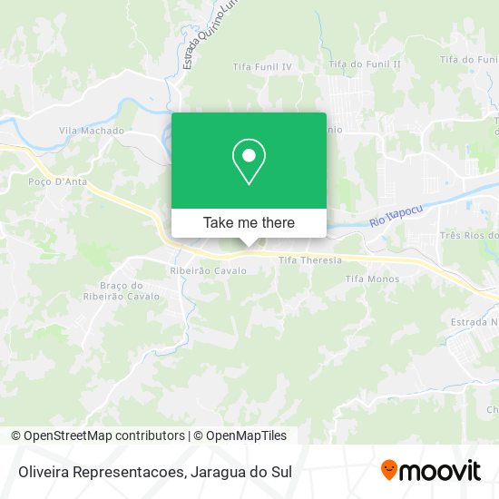 Oliveira Representacoes map