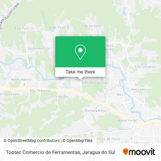 Mapa Toptec Comercio de Ferramentas