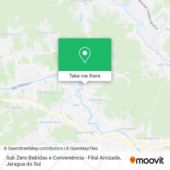 Sub Zero Bebidas e Conveniência - Filial Amizade map