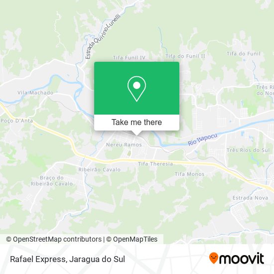 Mapa Rafael Express