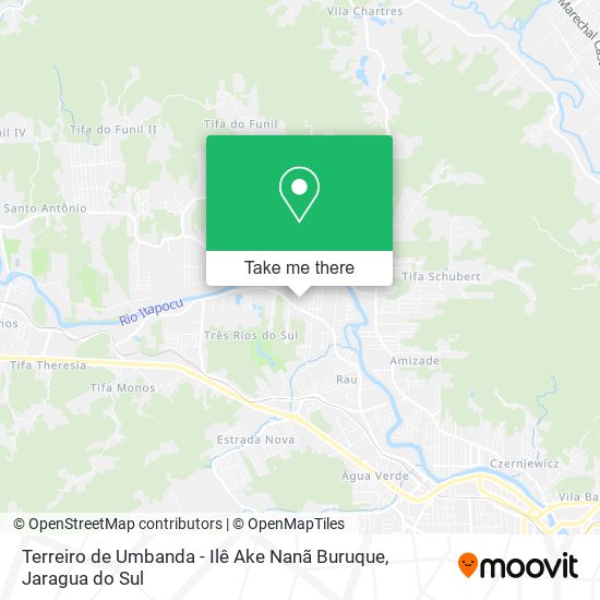 Terreiro de Umbanda - Ilê Ake Nanã Buruque map