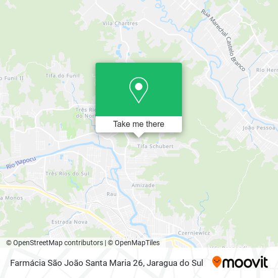 Mapa Farmácia São João Santa Maria 26