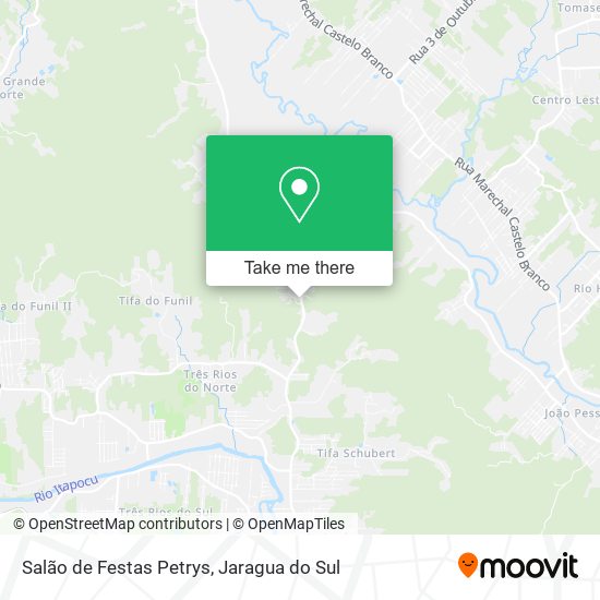 Mapa Salão de Festas Petrys