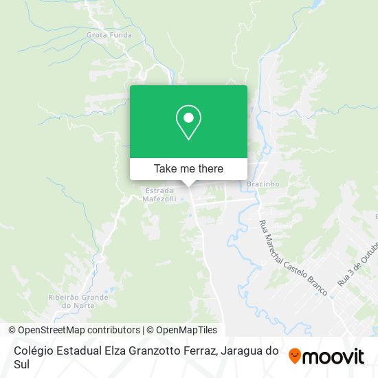 Mapa Colégio Estadual Elza Granzotto Ferraz