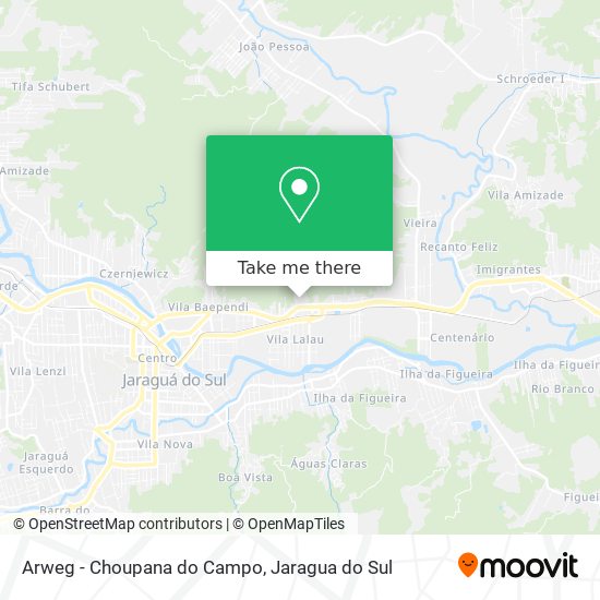 Arweg - Choupana do Campo map