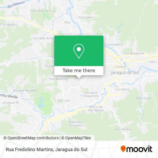 Rua Fredolino Martins map