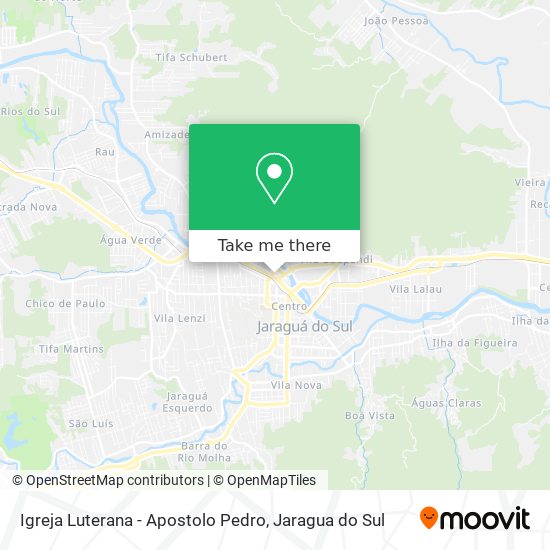 Igreja Luterana - Apostolo Pedro map